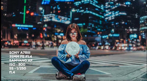 Using A Moon Lamp As A Photography Prop