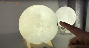 Moon Lamp Color Change Made Easy: Touch, Phone App, or Remote Control