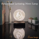 Levitating Moon Lamp with picture