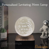 Personalized Levitating Moon Lamp