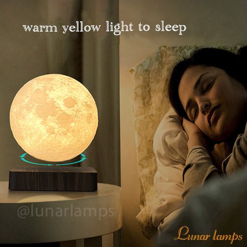 Levitating lunar hot sale lamp