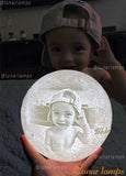 kid's photo moon lamp