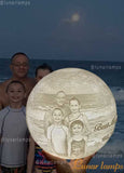 photo moon lamp for family
